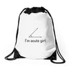 im acute girl Drawstring Bags
