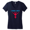 i need a hug Women's V-Neck T-Shirt