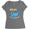 seal of approval Women's Triblend Scoop T-shirt