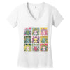 badass hair day Women's V-Neck T-Shirt