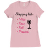 wine shopping Ladies Fitted T-Shirt