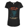 i may be wrong but i highly doubt it i'm a scorpio Maternity Scoop Neck T-shirt