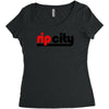 good design rip city best trending Women's Triblend Scoop T-shirt