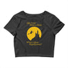 i drive a stick   halloween superpower Crop Top