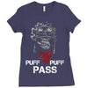 Puff Puff Pass Ladies Fitted T-Shirt