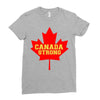 canada strong Ladies Fitted T-Shirt