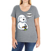 smart dog Ladies Curvy T-Shirt