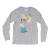 popeye spinach retro mens funny Long Sleeve Shirts