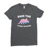Save The Chubby Unicorns Ladies Fitted T-Shirt