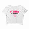 On Wednesdays We Smash The Patriarchy Crop Top