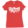 batcave goth logo Ladies Fitted T-Shirt