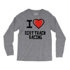 i love dirt track racing Long Sleeve Shirts