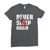 Never Sleep Again Ladies Fitted T-Shirt
