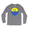 bearded smiley face Long Sleeve Shirts