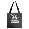 white ink camping is in tents funny Tote Bags