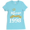 kings are born in 1998 Ladies Fitted T-Shirt
