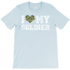 i love my soldier regular camouflage T-Shirt