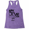 ride the wave california Racerback Tank