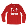blues brothers inspired on a mission from god funny Long Sleeve Shirts