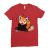 red fox 5 Ladies Fitted T-Shirt