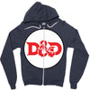 black red Zipper Hoodie