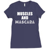 muscles and mascara Ladies Fitted T-Shirt