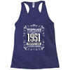 vintage made in 1951 perfectly aged a living legend Racerback Tank