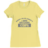 sorry i was watching cops Ladies Fitted T-Shirt