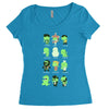 Funny Cthulhu T Shirts Women's Triblend Scoop T-shirt