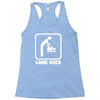 game over daddy funny Racerback Tank
