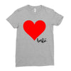 Besties Heart Family Matching Ladies Fitted T-Shirt