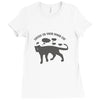 listen to your inner cat girls Ladies Fitted T-Shirt