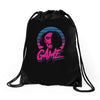 let's play the game eightees Drawstring Bags