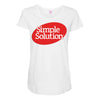 simpe solution Maternity Scoop Neck T-shirt