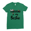 Minnie is my Bestie Ladies Fitted T-Shirt