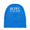 beer o'clock   mens funny Baby Beanies