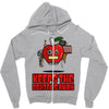 apple keeps the doctors away Zipper Hoodie