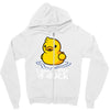 i don't give a duck Zipper Hoodie