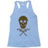 skull bullets Racerback Tank