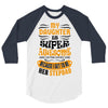 My Daughter Is Super Awesome Her Stepdad 3/4 Sleeve Shirt