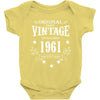 original parts vintage established 1961 perfectly aged Baby Bodysuit