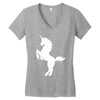 unicorn Women's V-Neck T-Shirt