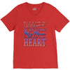 my mom is in heaven forever V-Neck Tee