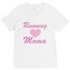 running mama V-Neck Tee