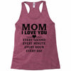 I Love You Mom Racerback Tank