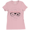 ride the wave Ladies Fitted T-Shirt