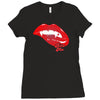 bite me Ladies Fitted T-Shirt