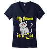 my patronus is a cat Women's V-Neck T-Shirt