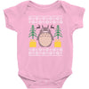 totoro ugly christmas Baby Bodysuit