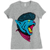 cat punk Ladies Fitted T-Shirt
